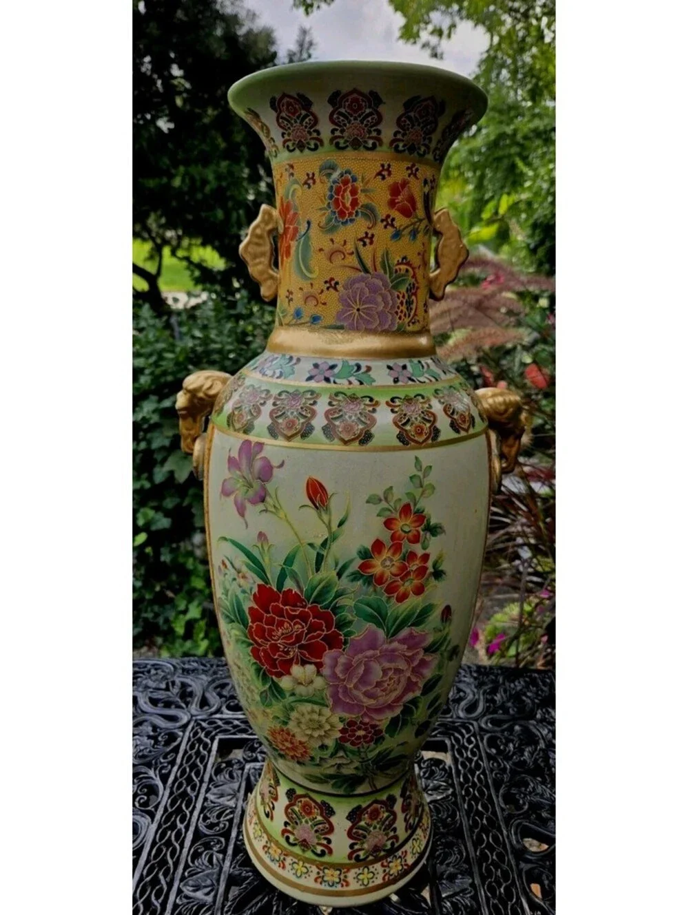 Ornamental Chinoiserie Japanese Culture Tall 24